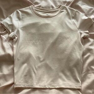 Hollister Soft Stretch Seamless Baby Tee Pale Pink XS